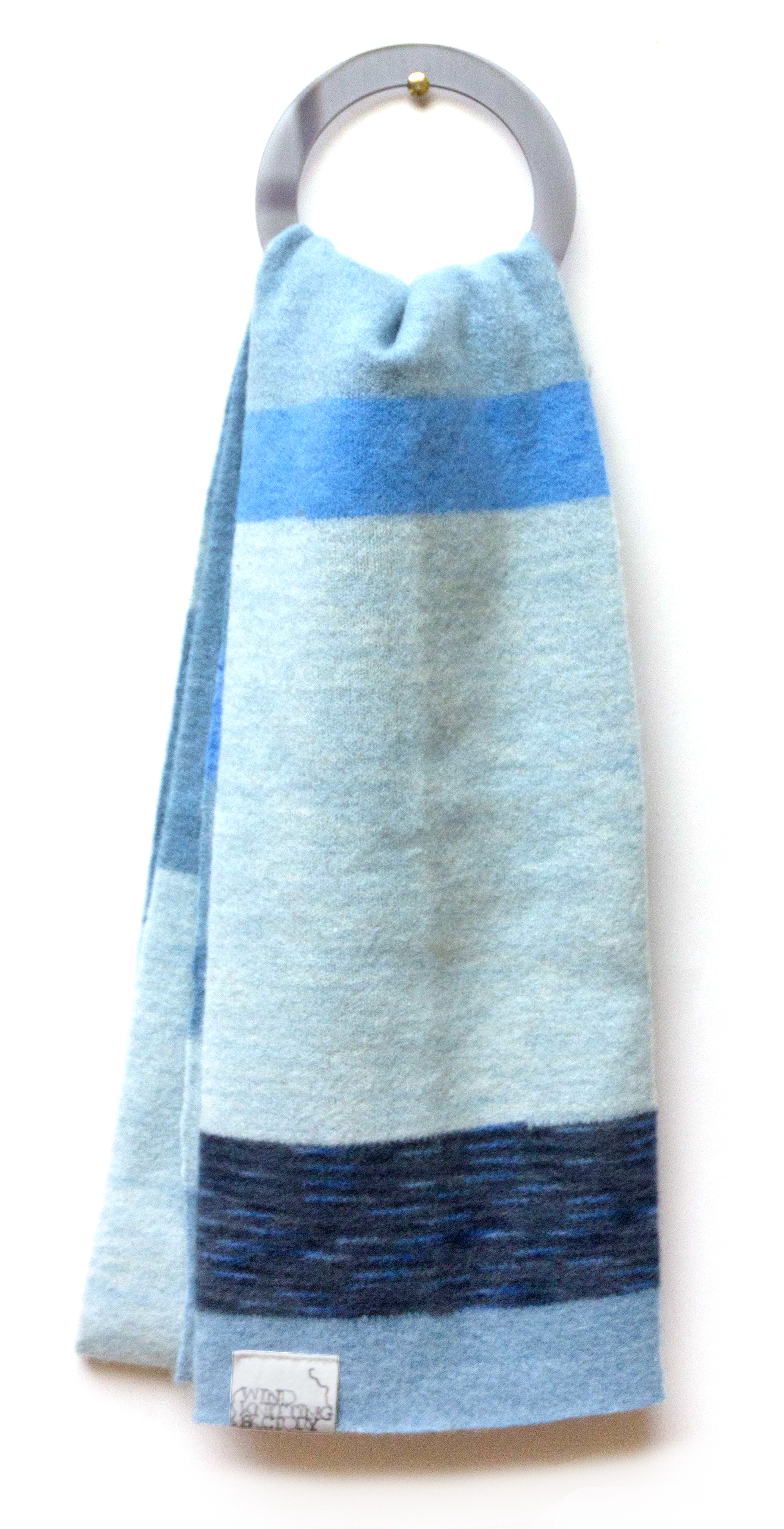 Wind Knitted Scarf natural dye